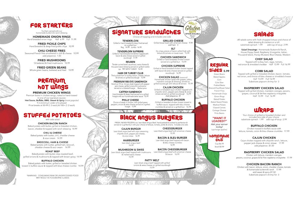 The Apple Basket Cafe Menu image 2